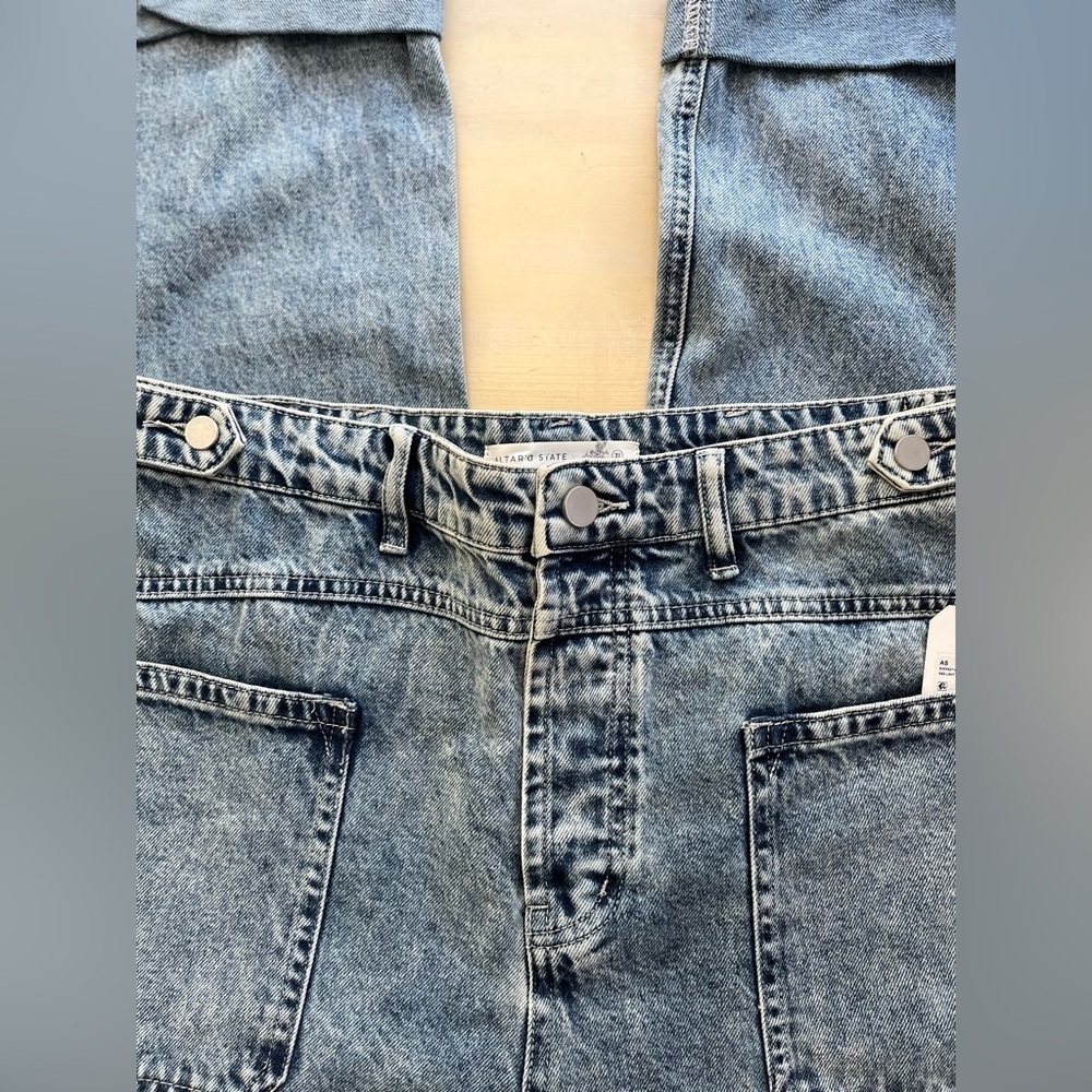 NWT Altar'd State Wide Leg Jeans - Picture 4 of 8